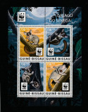 Guinea Bissau 2015-WWF,Fauna,Galago do Senegal,bloc 4 val.,MNH,Mi.8278-8281 KB I, Nestampilat