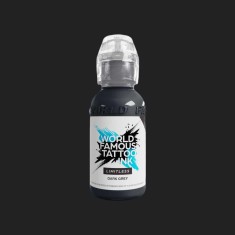 Tusuri Tatuaje - Culori WORLD FAMOUS 30 ml - Dark Grey 1