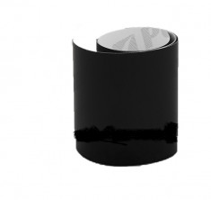 Folie protectie ornamente prag interior, exterior, Ornament aripa, bara protectie si structura, latime 16, 5 cm, 2 metri per pachet, neagra,