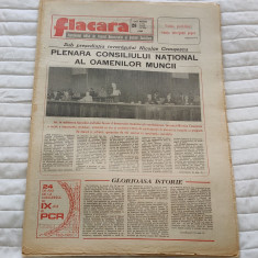 Ziarul FLACĂRA (14 iulie 1989) Nr. 28