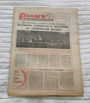 Ziarul FLACĂRA (14 iulie 1989) Nr. 28 foto