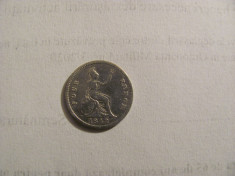 CY - 4 pence / groat 1842 Marea Britanie / argint foto