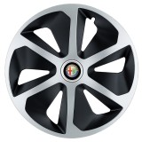 Set 4 capace roti Roco Gri-Negru R15 Compatibil Cu Alfa Romeo
