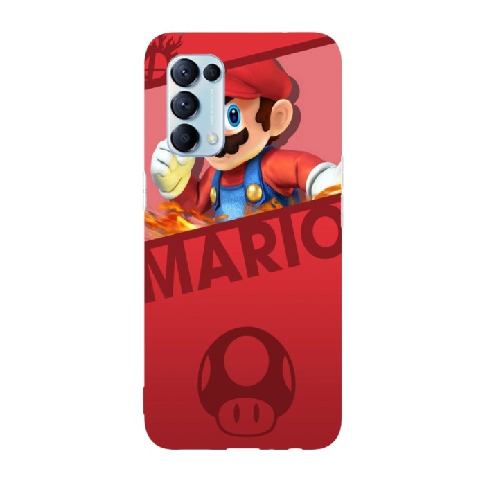 Husa compatibila cu Oppo A72 model Opponent Mario, Silicon, TPU, Viceversa