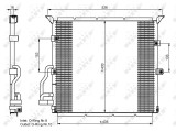 NRF 35586 Condensator, climatizare
