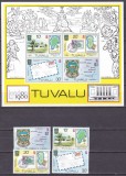 Tuvalu 1980 Expozitia filatelica Londra MI 120-123 + bl. 4 MNH