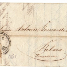 Austria Österreich 1865 Postal History Rare, Letter Wien to Palma D.070