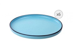 SET 6 FARFURII DESERT, CERAMICA 20 CM, ELECTRA, ART OF