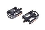 Set 2 pedale Wellgo din plastic pentru bicicleta, filet 9/16, culoare negru Cod:AWR0081