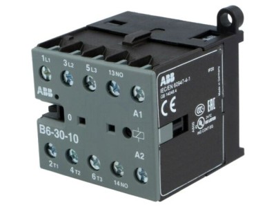 Contactor 3-poli 110-127VAC, 6A foto