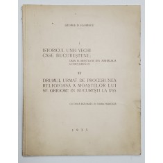 I. CASA FLORESTILOR DIN MAHALAUA SCORTARULUI de GEORGE D. FLORESCU , 1935