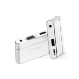 Adaptor 3in1 USB la convertor audio video HDMI si VGA-Culoare Argint