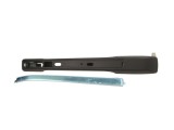 Maner usa exterior Audi 80, 1978-1986, 90/Coupe B2 1984-1987, negru/crom, 813.839.205B, Stanga