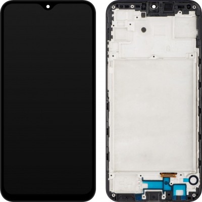 Display cu Touchscreen MP compatibil cu Samsung Galaxy A15 5G A156 / A15 A155, cu Rama, Negru foto