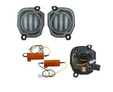 Set lampa semnalizare fata fata SUZUKI JIMNY, 10.2018-, partea stanga, dynamic indicator; LED; negru, transparent; TUNING,