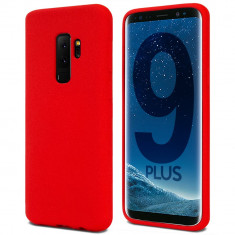 Husa pentru Samsung Galaxy S9 Plus Red Slim Liquid Silicone foto