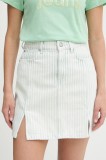 Pepe Jeans fustă jeans mini, creion, PL901230