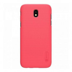 Husa Nillkin Super Frosted Shield Rosie + Folie Sticla Pentru Samsung Galaxy J7 J730 (2017) foto