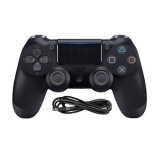 Controller ps4 cu fir, Joystick pentru Sony Playstation 4, PC, vibratii, negru, Oem