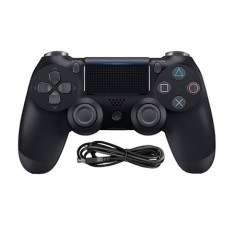 Controller ps4 cu fir, Joystick pentru Sony Playstation 4, PC, vibratii, negru