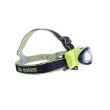 Lanterna LED cu benzi elastice pentru montare pe cap, 220 lm, 3 trepte de intensitate, 7 x 4 x 5 cm, Multicolor