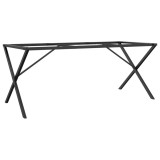 Cumpara ieftin Picioare masa de sufragerie X-Frame 160x80x73 cm Otel