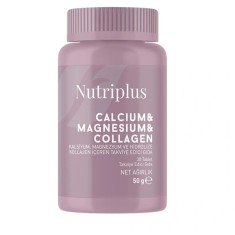 Nutriplus Calciu Magneziu Colagen , Supliment pentru oase, muschi articulatii