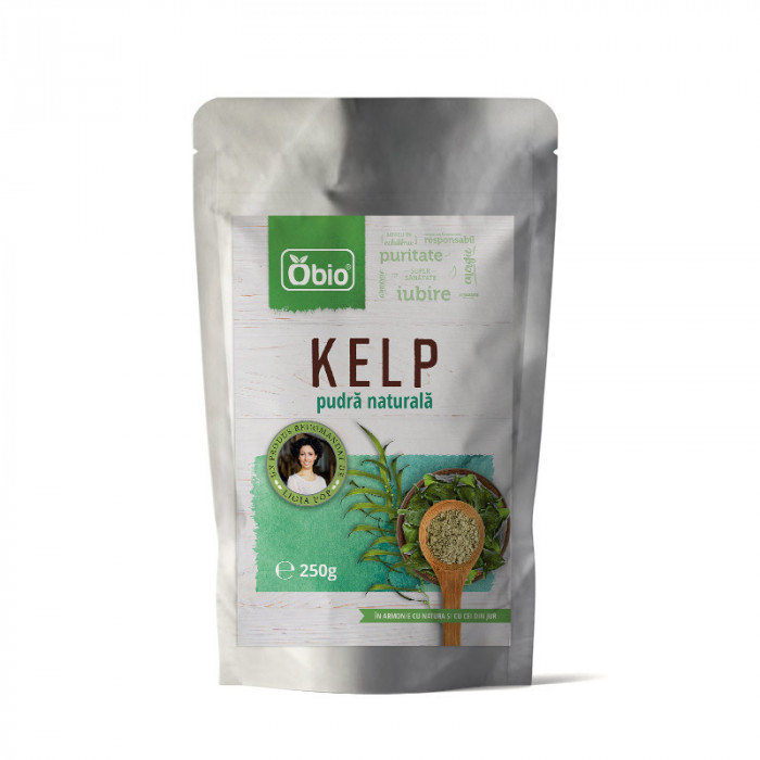 Kelp pulbere raw 250g OBIO