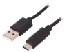 Cablu USB 2.0 USB-A la USB-C 1.5m, QOLTEC