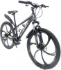 Bicicleta MTB 24&Prime; BR Tornado cadru Aluminiu, Negru, 13, 21
