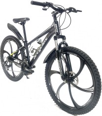 Bicicleta MTB 26&Prime; BR Tornado cadru Aluminiu, negru