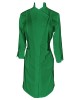 Sarafan Medical Pe Stil cu Elastan, Verde Conex cu nasturi, Model Alice - 3XL
