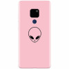 Husa silicon pentru Huawei Mate 20, Pink Alien