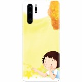 Husa silicon pentru Huawei P30 Pro, Child Autumn Paint Hd