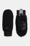 UGG mănuși femei, culoarea negru, 101099