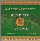ROMANIA 2018 SFINTELE PASTI - ALBUM FILATELIC - Nou -Stare Perfecta LP.2184c