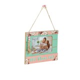 Rama decorativa cu mesaj Best Mom Ever, 22x16.9 cm, Lemn, ATU-084013, Oem