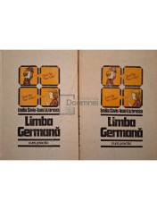 Emilia Savin - Limba germana - Curs practic, 2 vol. (semnata) (Editia: 1985)