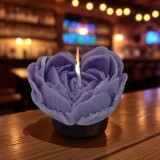 Lumanare Parfumata Handmade Floare Inima, 20g, 4.5x4cm, Decorativa, Aromaterapie, Cadou