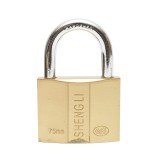 Lacat auriu 75 mm cu 3 chei pentru poarta, usa, dulap sau anexe