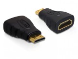 Adaptor mini HDMI-C la HDMI T-M, Delock 65244