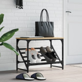 Suport de pantofi, stejar sonoma, 60x30x45 cm, lemn prelucrat