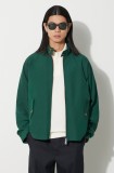 Baracuta geacă bomber G4 Cloth bărbați, culoarea verde, de tranziție, BRCPS1006