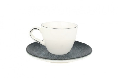 Bonna Vega - Ce&amp;Egrave;ti de espresso &amp;Egrave;i farfurie - 80.0 cc - Por&amp;Aring;&amp;pound;elan - 6er set foto