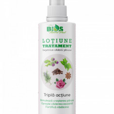 Lotiune tratament impotriva caderii parului tripla actiune, 200ml, Bios Mineral