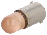 Lampă LED portocalie 12V BA9S