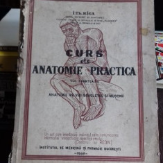 CURS DE ANATOMIE PRACTICA - I.TH. RIGA VOL.1 PARTEA I