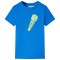 Tricou pentru copii, albastru aprins, 128
