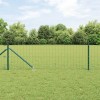 &Icirc;ngrădire cu st&acirc;lpi Verde 0.6 x 25 m Oțel
