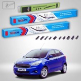 Cumpara ieftin Ștergătoare Ford Ka+ Gen III FK Hatchback 2016-prezent | Set Față și Spate Flat Premium &ndash; TeamCar&reg;